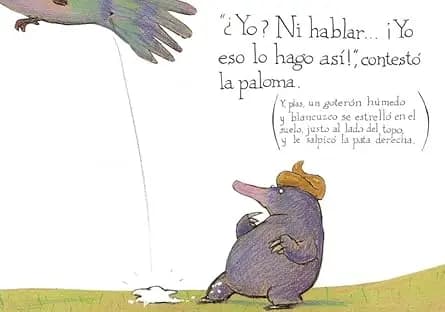 El topo que quería saber quién se había hecho eso en su cabeza